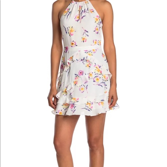 NWT | Parker | Primrose Ruffled A-line Halter Dress Size Small - Picture 11 of 12